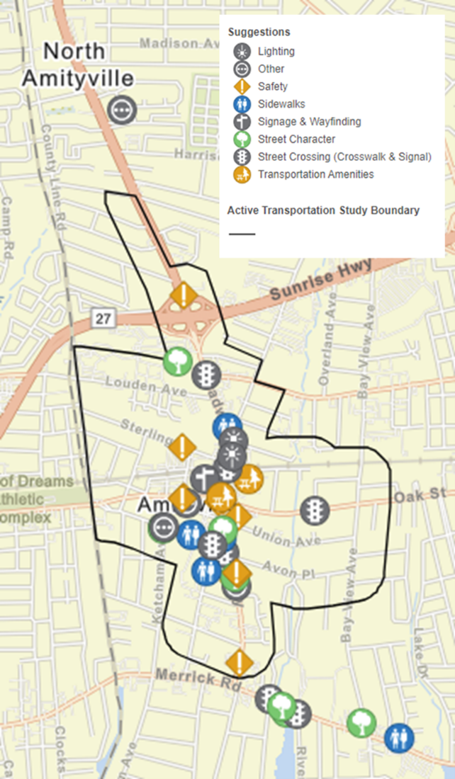 Traffic Map of Amityville